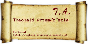 Theobald Artemíszia névjegykártya